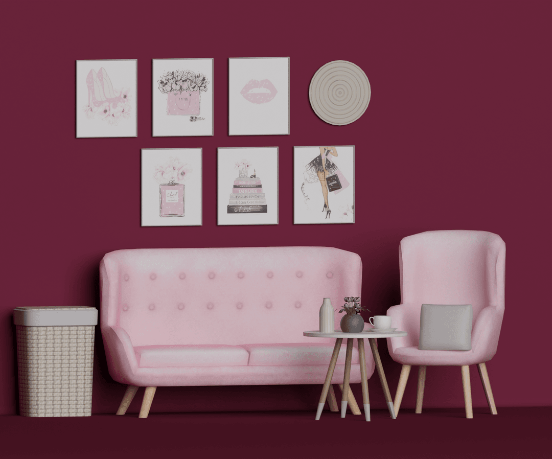 Набор мебели Girly Pink Living Room Set